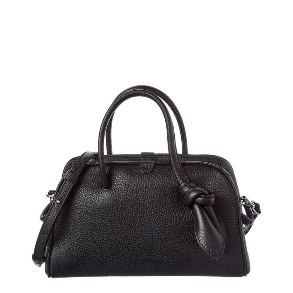 Jacquemus The Turismo Small Leather Satchel, Black